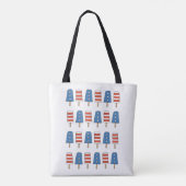 4e juli Popsicles 4e juli Onafhankelijkheidsdag Tote Bag (Achterkant)