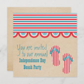 4e juli Uitnodiging (Voorkant / Achterkant)