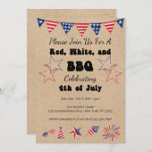4e juli Uitnodiging BBQ (Voorkant / Achterkant)
