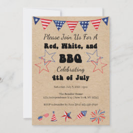 4e juli Uitnodiging BBQ
