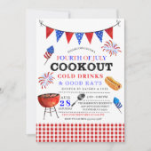 4e juli Uitnodiging BBQ (Voorkant)