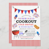 4e juli Uitnodiging BBQ (Voorkant / Achterkant)