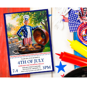 4e juli Uitnodiging BBQ