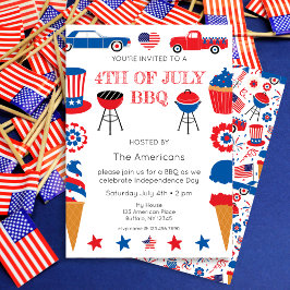 4e juli Uitnodiging BBQ