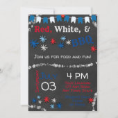 4e juli Uitnodiging BBQ (Voorkant)