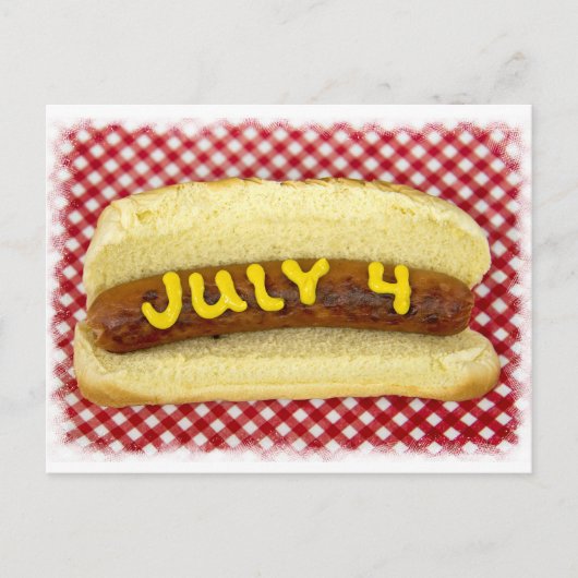 4e juli uitnodiging briefkaart (Voorkant)