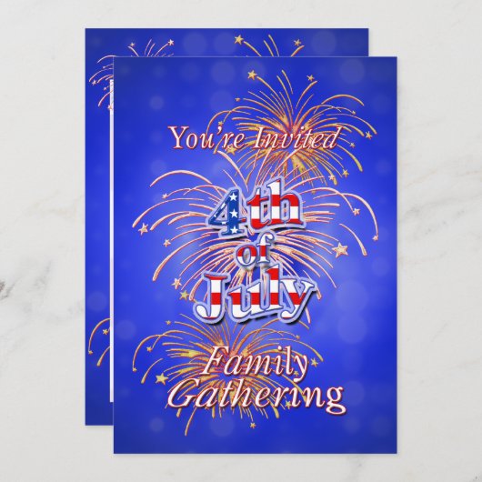 4e juli Uitnodiging tot reünie (Voorkant / Achterkant)