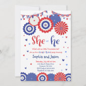 4e juli Uitnodiging van de partij voor gendergelij (Voorkant)