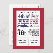 4e juli Uitnodiging vismijn (Voorkant / Achterkant)