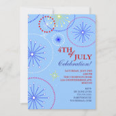 4e juli Uitnodiging vuurwerkpartij (Voorkant)