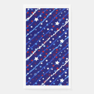 4e juli voor patriottisch papier gasthanddoek servet