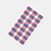 4e juli voor patriottisch papier gasthanddoek servet (Hoek)