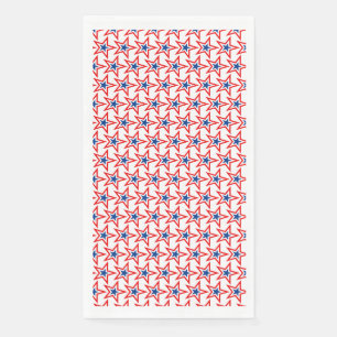 4e juli voor patriottisch papier gasthanddoek servet