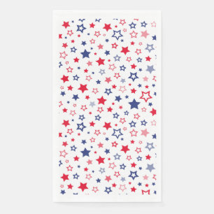 4e juli voor patriottisch papier gasthanddoek servet