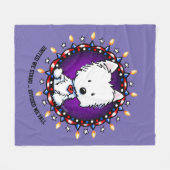 4e juli Westie Fleece Blanket (Voorkant (Horizontaal))