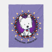 4e juli Westie Fleece Blanket Deken (Voorkant)