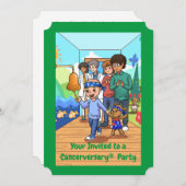 4e Kanker Jubileum Party Uitnodigingen (Voorkant / Achterkant)