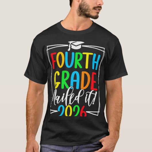 4e klas 2026 Vierde klas afstuderen _1 T-shirt (Voorkant)