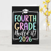 4e klas 2026 Vierde klas afstuderen _2 Kaart (Gele Bloem)