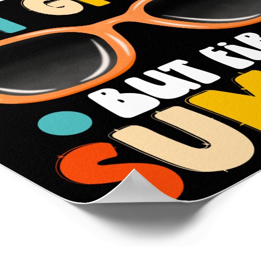 4e klas Afstuderen tot 5e klas maar eerste zomer Poster (Hoek)