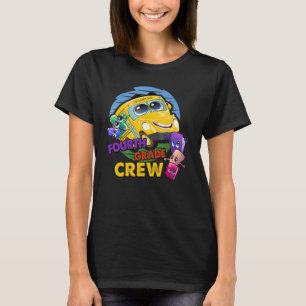 4e klas Crew Kind Leraar School Bus Crayon 4e G T-shirt