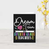 4e klas Dream-team aka vierde klas leraar terug Kaart (Gele Bloem)
