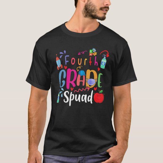 4e klas eerste schooldag vierde klas t-shirt (Voorkant)