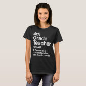 4e klas leraar definitie grappig ck naar school fi t-shirt (Voorkant volledig)