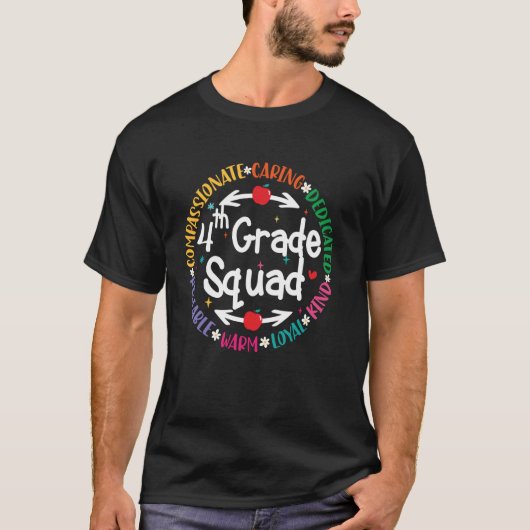 4e klas leraar Dream Team Terug naar School of Tea T-shirt (Voorkant)