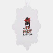 4e klas leraar Kerstmis Vierde klas Team Xmas Ornament Kaart (Rechts)