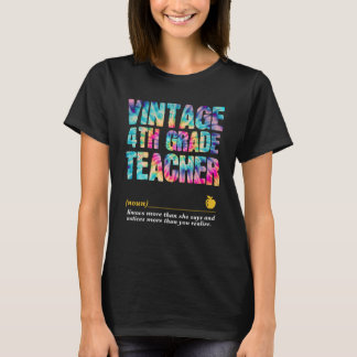 4e klas leraar waardering week terug naar school t-shirt