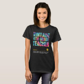 4e klas leraar waardering week terug naar school t-shirt (Voorkant volledig)