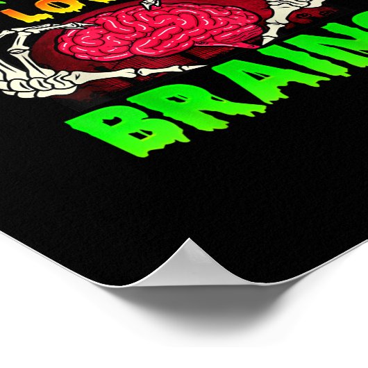 4e klas leraren hersenen skelet hand hart hal poster (Hoek)