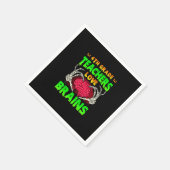 4e klas leraren hersenen skelet hand hart hal servet (Hoek)