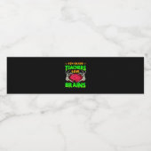 4e klas leraren hersenen skelet hand hart hal waterfles etiket (Enkel label)