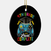 4e klas niveau Complete Afstuderen Gaming Gamer Keramisch Ornament (Rechts)