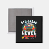 4e klas niveau ontgrendeld videogame Byck naar sch Magneet (Voorkant / Achterkant)