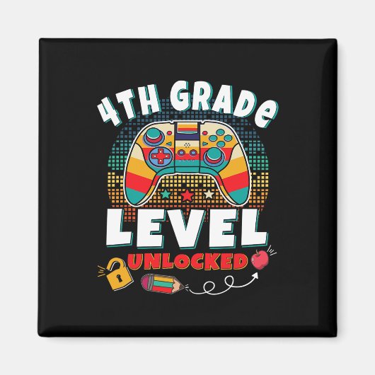 4e klas niveau ontgrendeld videogame Byck naar sch Magneet (Voorkant)