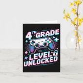 4e klas niveau ontgrendeld videogame eerste dag jo kaart (Gele Bloem)