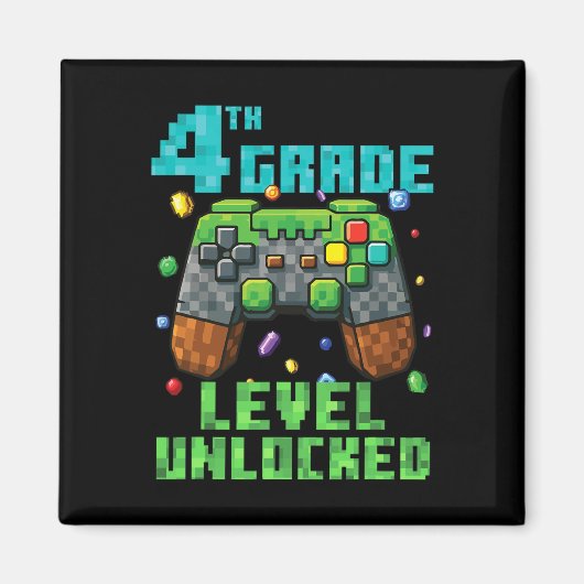 4e klas niveau ontgrendelde gamer controller terug magneet (Voorkant)