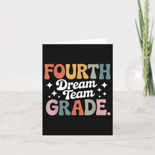 4e klas squad 4e klas school spirit team kaart (Voorkant)