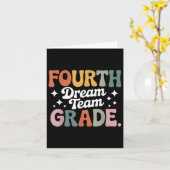 4e klas squad 4e klas school spirit team kaart (Gele Bloem)