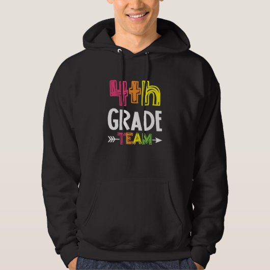 4e klas Team 4e klas Squad Docent Hoodie (Voorkant)