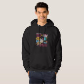 4e klas team 4e klas terug naar school leraar hoodie (Voorkant volledig)