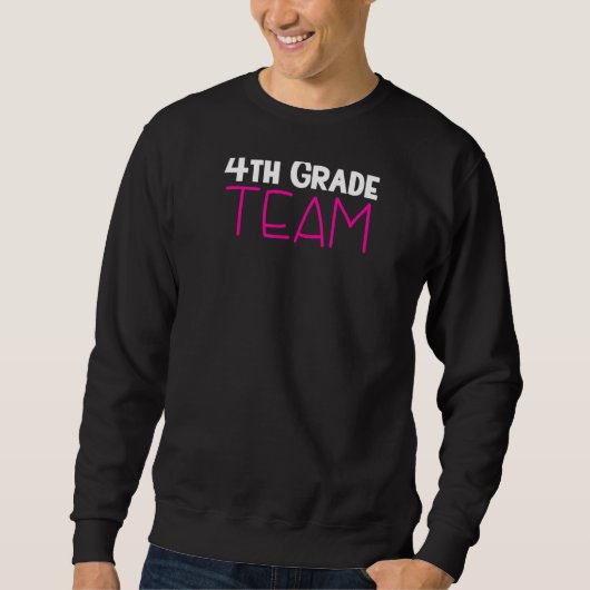 4e klas Team Elementary School Vierde klas thee Trui (Voorkant)
