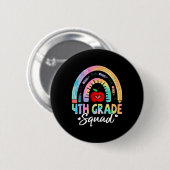 4e klas team terug naar school 4e klas leraar ronde button 5,7 cm (Voorkant /achterkant)