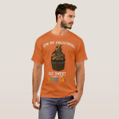 4e klas Terug naar School Quote Cupcake Grappig T-shirt (Voorkant volledig)
