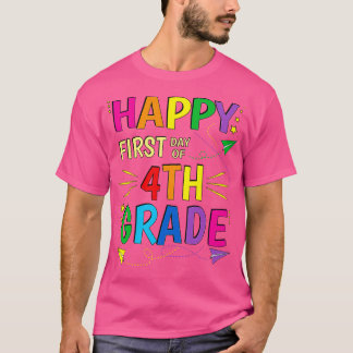 4e klas Vierde Terug naar School T-shirt