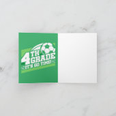 4e klas voetbal Football eerste dag terug naar sch Kaart (Binnen)