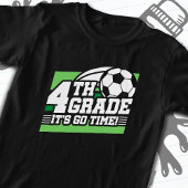 4e klas voetbal Football eerste dag terug naar sch T-shirt